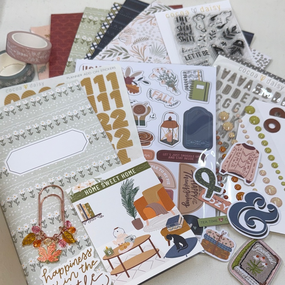Cocoa Daisy November Memory Keeping Kit 25+ pieces